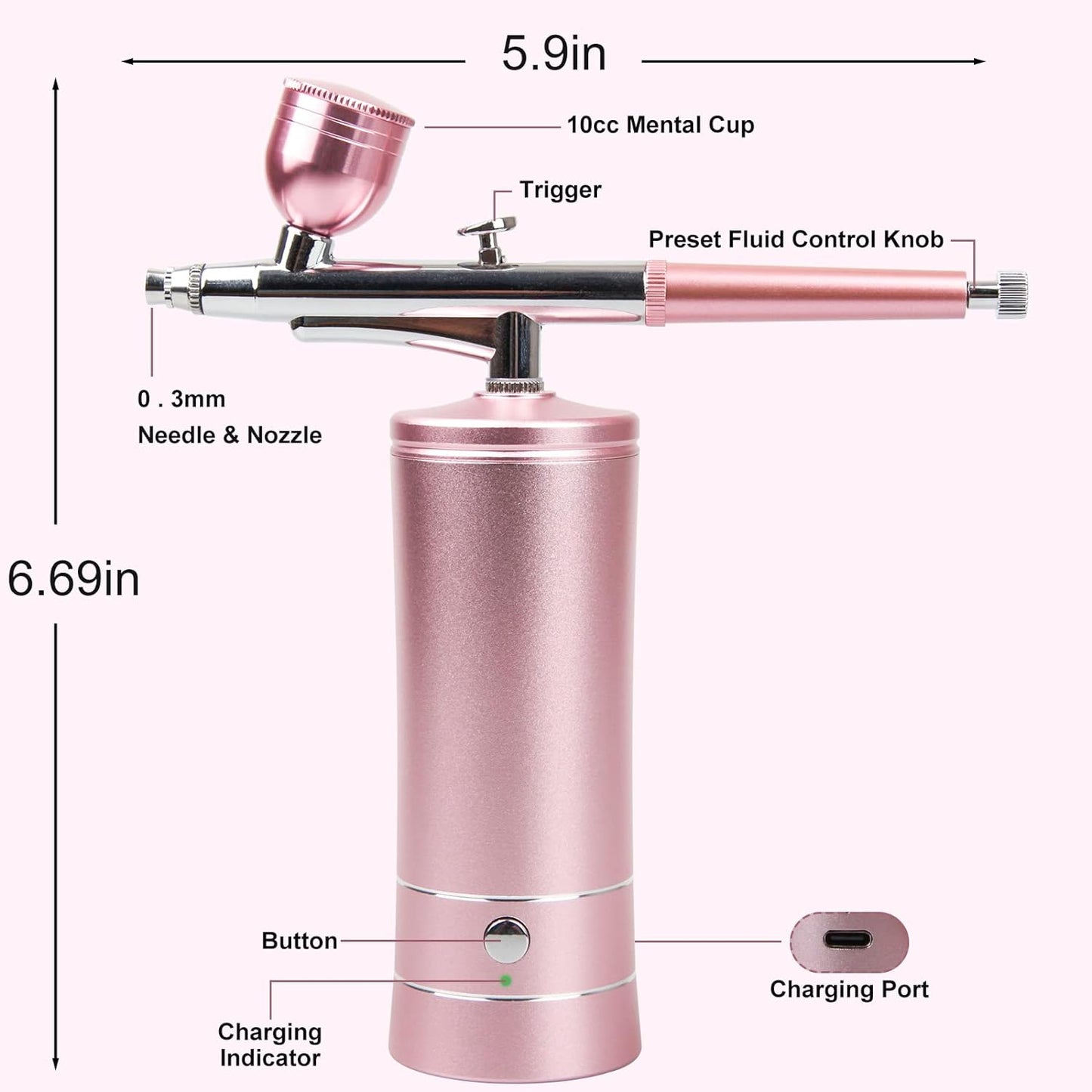 Nematyta™ Airbrush With Compressor