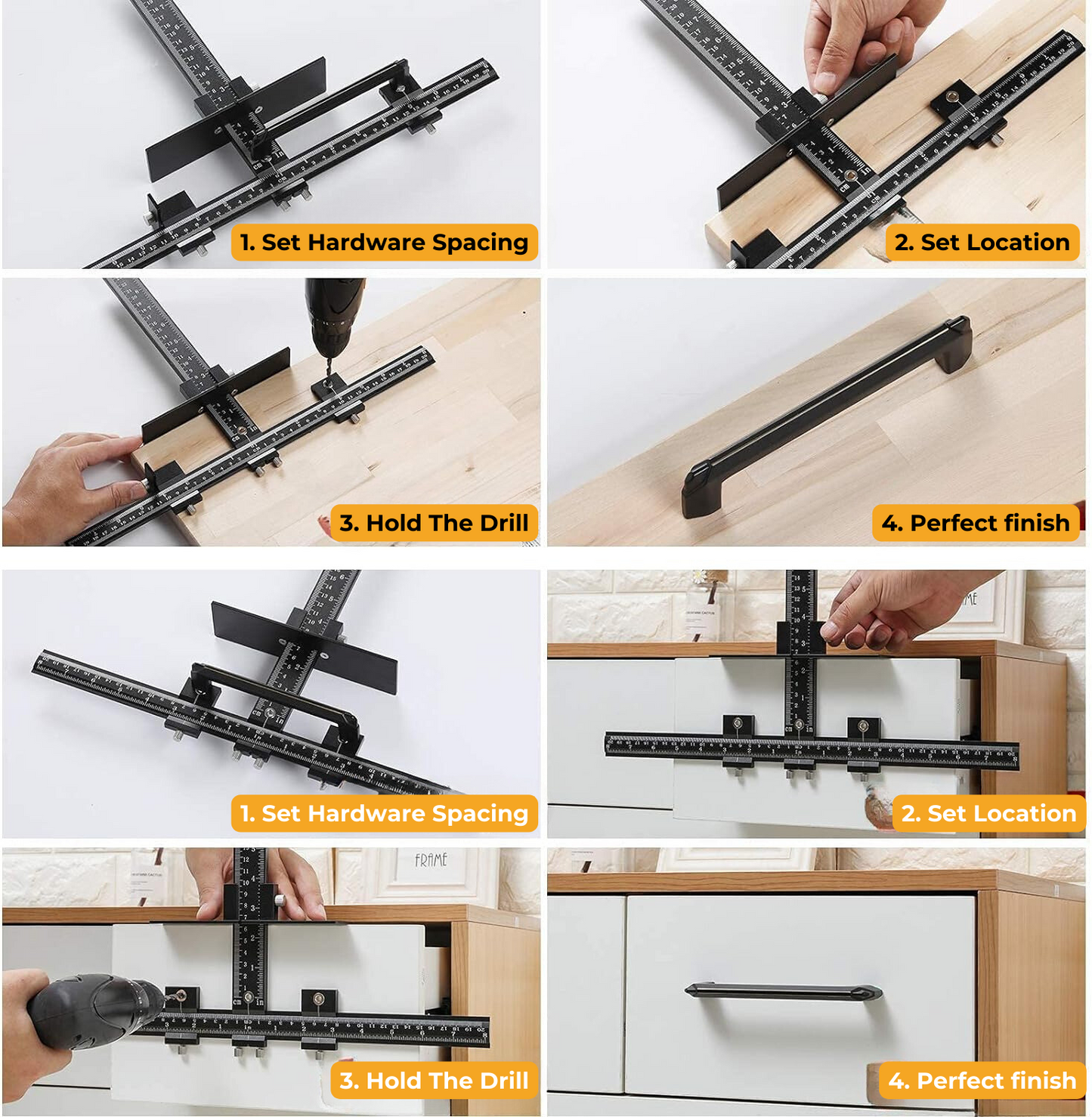 NEMATYTA® Cabinet Hardware Jig