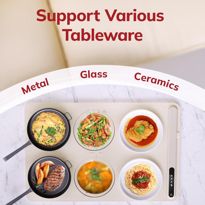 WarmKeeper Pro 2.0™ Smart Heating Tray With Nano Coating