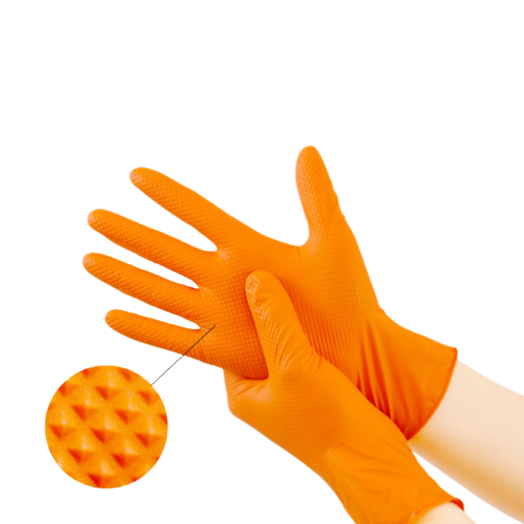 Heavy Duty Nitrile Gloves ( Diamond Texture )